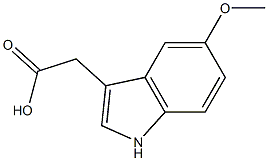 1H-Indole-3-aceticacid,5-methoxy-,radicalion(1+)(9CI)结构式