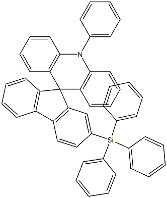 10-Phenyl-2'-(triphenylsilyl)-10H-spiro[acridine-9,9'-fluorene] Structure