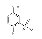 n-fluoro-4-methylpyridinium-2-sulfonate Structure