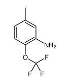 5-甲基-2-(三氟甲氧基)苯胺结构式