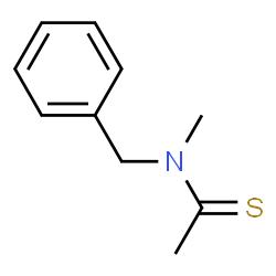 Ethanethioamide,N-methyl-N-(phenylmethyl)- Structure