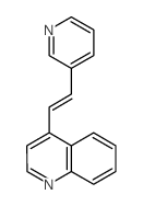 Quinoline,4-[2-(3-pyridinyl)ethenyl]- structure