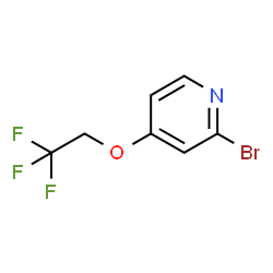2-Bromo-4-(2,2,2-trifluoroethoxy)pyridine Structure