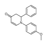 1-(4-methoxyphenyl)-2-phenyl-2,3-dihydropyridin-4-one Structure