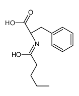 (2S)-2-(pentanoylamino)-3-phenylpropanoic acid Structure