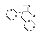 3-benzyl-3-phenylazetidin-2-one structure