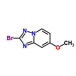 2-Bromo-7-methoxy[1,2,4]triazolo[1,5-a]pyridine结构式