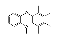 1-(o-Methoxy-phenoxy)-2,3,4,5-tetramethyl-benzol Structure