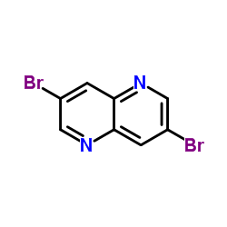 3,7-二溴-1,5-萘啶结构式