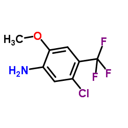 5-Chloro-2-methoxy-4-(trifluoromethyl)aniline Structure