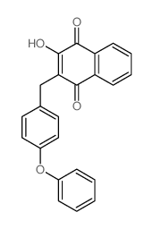 4-hydroxy-3-[(4-phenoxyphenyl)methyl]naphthalene-1,2-dione picture