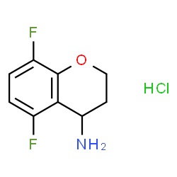 5,8-二氟色满-4-胺盐酸盐结构式