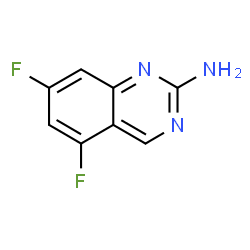 5,7-Difluoroquinazolin-2-amine结构式