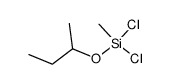 Methyl-dichlorsilanol-sek.butylether结构式