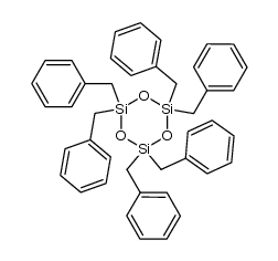 hexabenzylcyclotrisiloxane Structure