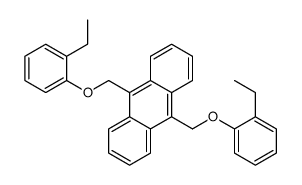 9,10-bis[(2-ethylphenoxy)methyl]anthracene Structure