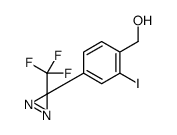 2-Iodo-4-[3-(trifluoromethyl)-3H-diazirin-3-yl]benzeneMethanol structure