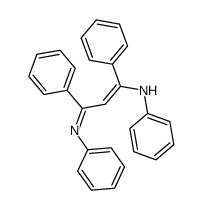 β-Anilinochalcon-anil结构式