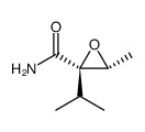 Oxiranecarboxamide, 3-methyl-2-(1-methylethyl)-, (2R,3R)- (9CI)结构式