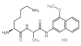 L-LYSYL-L-ALANINE 4-METHOXY-BETA-NAPHTHYLAMIDE HYDROBROMIDE structure