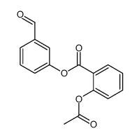 (3-formylphenyl) 2-acetyloxybenzoate Structure