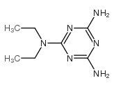 2,4-二胺基-6-二乙氨基-1,3,5-三嗪结构式