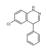 6-chloro-4-phenyl-1,4-dihydro-cinnoline结构式