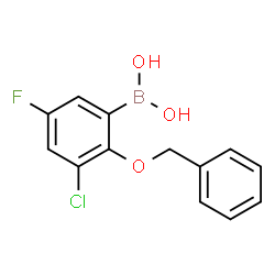 2-Benzyloxy-3-chloro-5-fluorophenylboronic acid picture