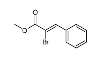 (Z)-methyl 2-bromo-3-phenylacrylate Structure