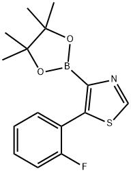 5-(2-Fluorophenyl)thiazole-4-boronic acid pinacol ester图片