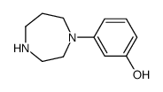 3-[1,4]二氮杂烷-1-苯酚结构式