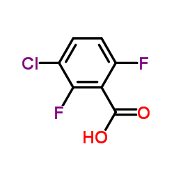 3-Chloro-2,6-difluorobenzoic acid Structure