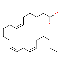 6(Z)、9(Z)、12(Z)、15(Z)-二十碳四烯酸结构式
