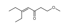 5-ethyl-1-methoxy-hept-4-en-3-one结构式