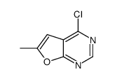 4-chloro-6-methylfuro[2,3-d]pyrimidine Structure