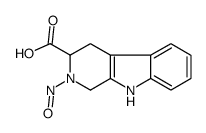 2-nitroso-1,2,3,4-tetrahydro-beta-carboline-3-carboline-3-carboxylic acid Structure