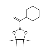 2-(1-cyclohexyl-vinyl)-4,4,5,5-tetramethyl-[1,3,2]dioxaborolane Structure