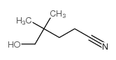 4.4-二甲基-5-羟基戊腈结构式