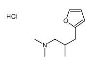 [3-(furan-2-yl)-2-methylpropyl]-dimethylazanium,chloride Structure