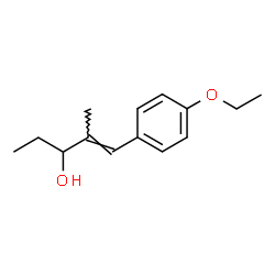 1-Penten-3-ol,1-(4-ethoxyphenyl)-2-methyl-(9CI)结构式