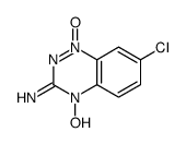 3-Amino-7-chloro-1,2,4-benzotriazine 1,4-dioxide Structure