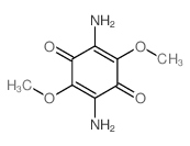 2,5-Cyclohexadiene-1,4-dione,2,5-diamino-3,6-dimethoxy- picture