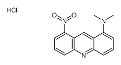 dimethyl-(8-nitroacridin-1-yl)azanium,chloride结构式