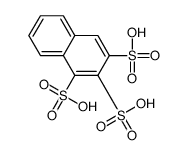 Naphthalenetrisulfonic acid Structure