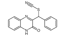 [(3-oxo-4H-quinoxalin-2-yl)-phenylmethyl] thiocyanate Structure