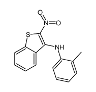 N-(2-methylphenyl)-2-nitro-1-benzothiophen-3-amine结构式