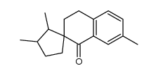 2,3,7'-trimethyl-3',4'-dihydro-1'H-spiro[cyclopentane-1,2'-naphthalen]-1'-one Structure