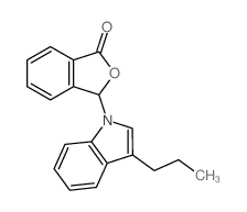 1(3H)-Isobenzofuranone,3-(3-propyl-1H-indol-1-yl)-结构式