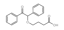 4-氧代-4-(2-氧代-1,2-二苯乙氧基)丁酸结构式