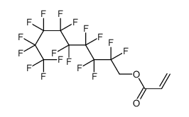 2,2,3,3,4,4,5,5,6,6,7,7,8,8,9,9,9-heptadecafluorononyl acrylate Structure